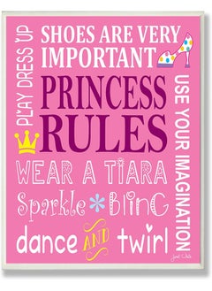 Stupell Industries Stupell Industries The Kids Room by Princess Rules Dance And Twirl Rectangle Wall Plaque  - Image 1