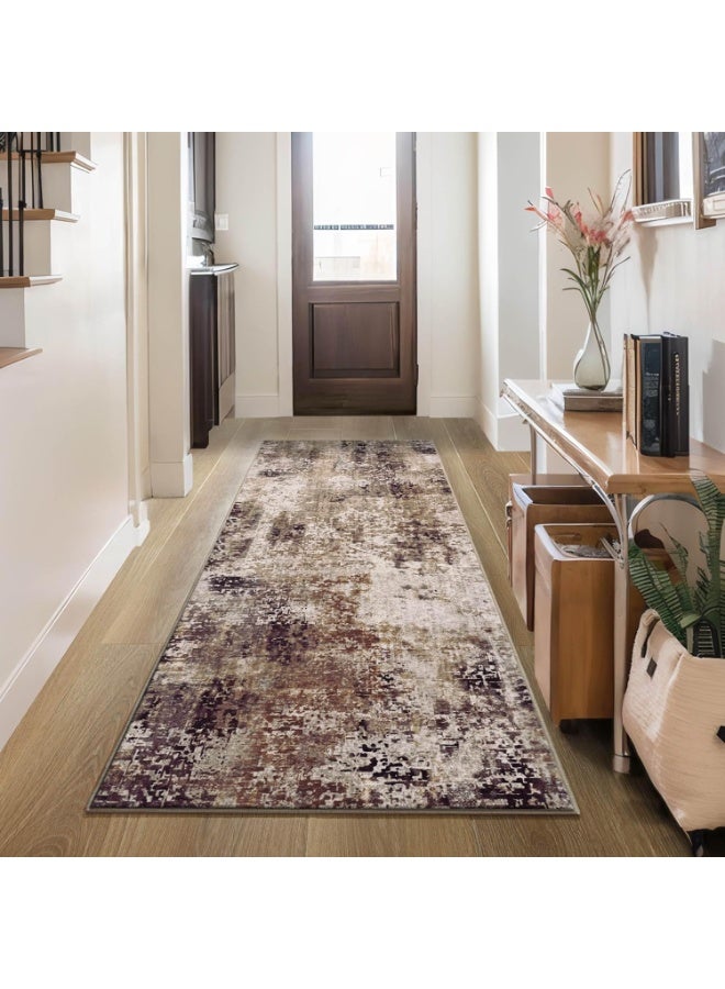 Runner Rug for Hallways Indoor/Outdoor Rectangular, 0.25cm Thick Dahr Dots Non Slip Easy to Clean, Perfect for Living Room, Dining Room, Hallway, Living Room, Dining Room, Runner - Image 1