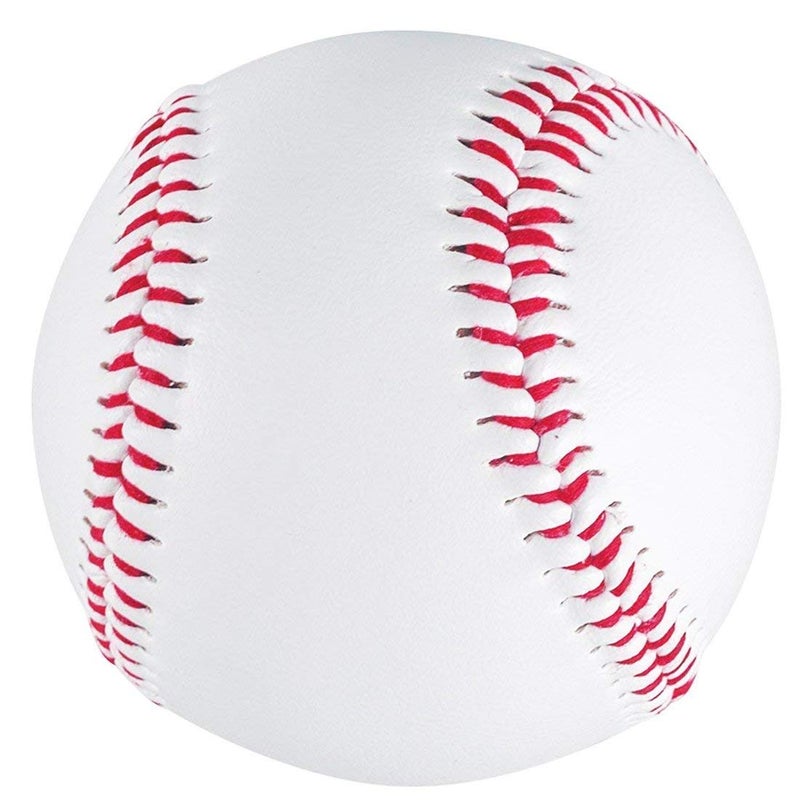Tebery Tebery 12 Pack Standard Size T-Ball Training Baseballs, Reduced Impact Kids Safety Baseballs, Unmarked & Soft Practice Baseballs for League Play, Pitching, Hitting, Batting, Fielding, Autograph, Gifts - Image 2