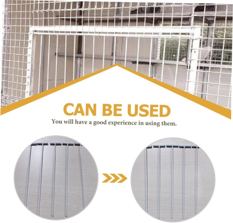 Pigeon Bird Entrance Iron Bars 25pcs DIY Cage Door Bars Sturdy Metal Accessory for Bird Cages for Pigeons - Image 4