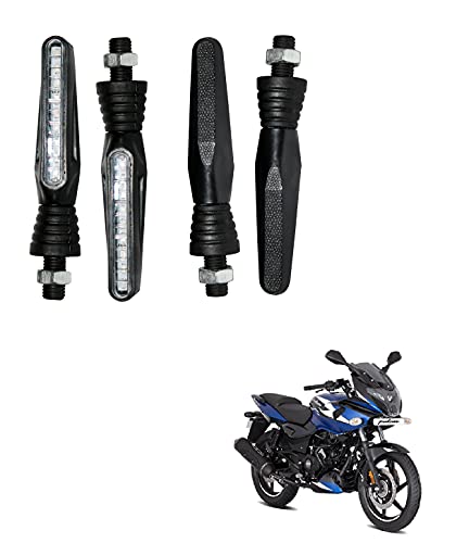 Asryd Pack of 4 Amber Bright SMD LED KTM Style Indicators For Bajaj Pulsar 220 F (4.Pcs Amber Color Indicator) - Image 5