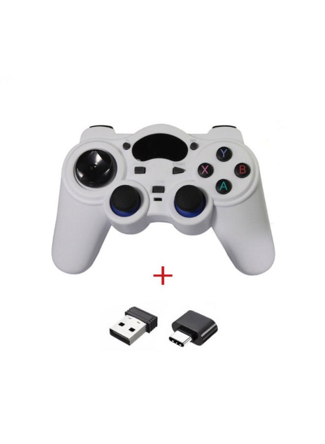 Wireless 2.4G Android Game Controller For TV Computer PC360 TVBOX STEAM ABS Material USB Interface Entry Level Handle-Product Color:Black TYPE-C OTG - Image 4