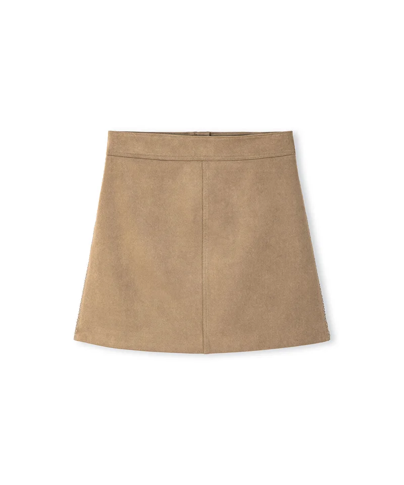 ابيكول Suede-Effect Skirt