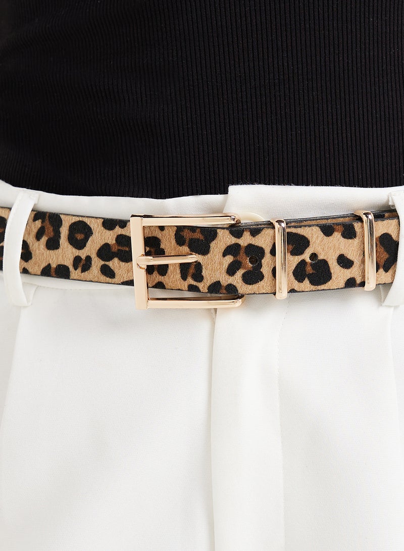 Ginger Leopard Print Belt  - Image 4