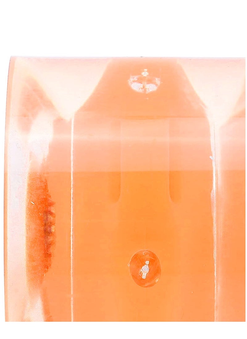 Generic 60x45MM 78A LED Light Skateboard Wheels With Bearings 4PCS With T-Tool, Orange  - Image 4