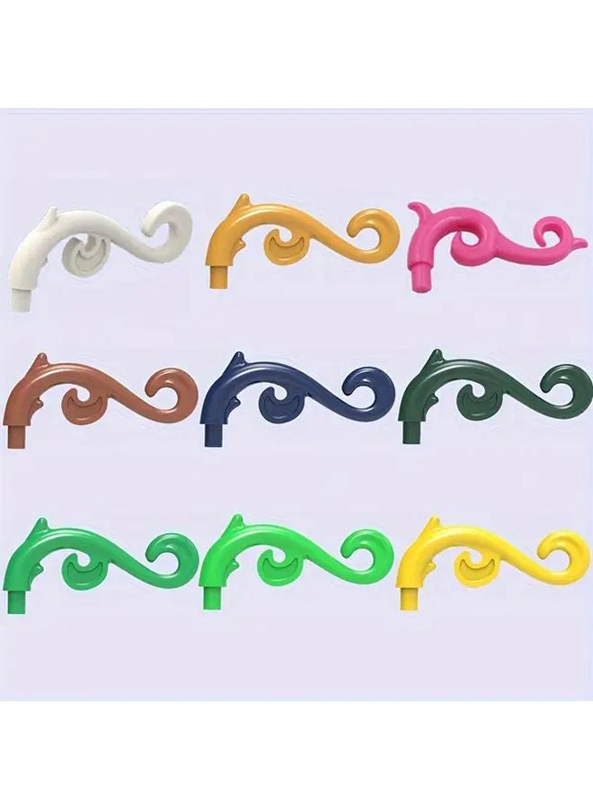 15Pcs Brilliant Green Vines DIY Plant Building Blocks Farm Scene Play Christmas Birthday Gift - Image 4