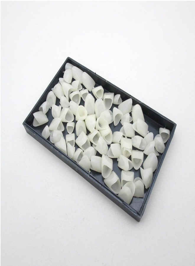 Geodurn Temporary Fake Tooth Cap Crown,140 Pieces Front Teeth with Thermal Beads Cap Filler for Teaching or DIY - Image 4