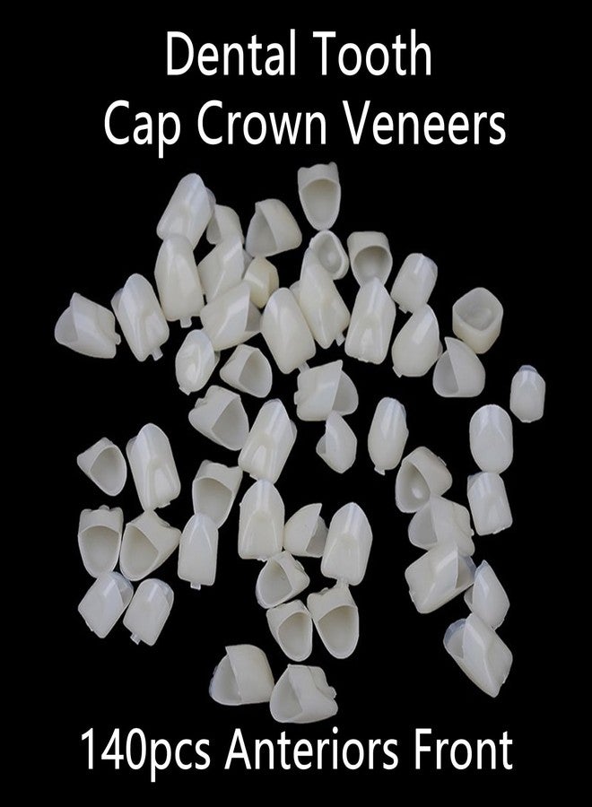 Geodurn Temporary Fake Tooth Cap Crown,140 Pieces Front Teeth with Thermal Beads Cap Filler for Teaching or DIY - Image 2