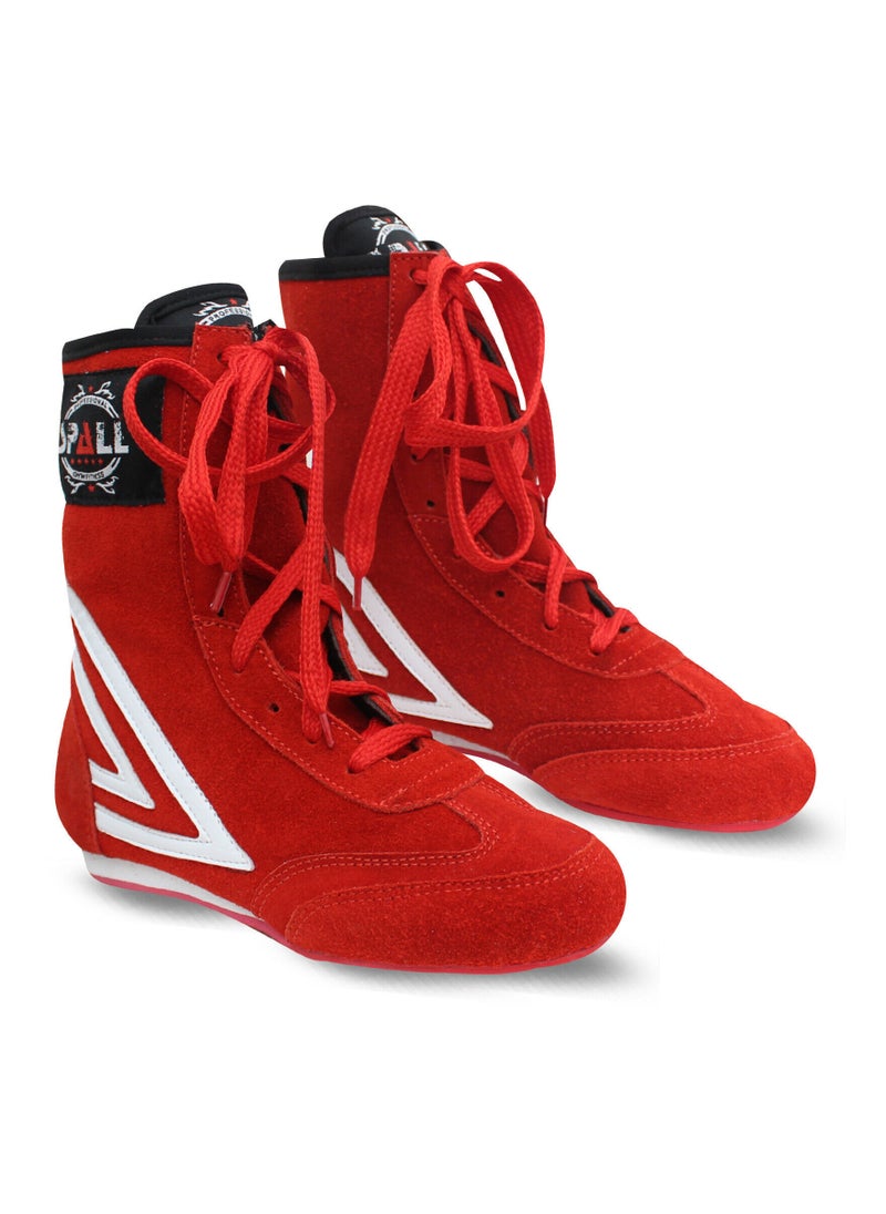 Spall Wrestling Boxing Fighting Shoes For Men & Women,High Traction Boxing Shoes Fight Footwear Cool Dry Rubber Sole  - Image 1