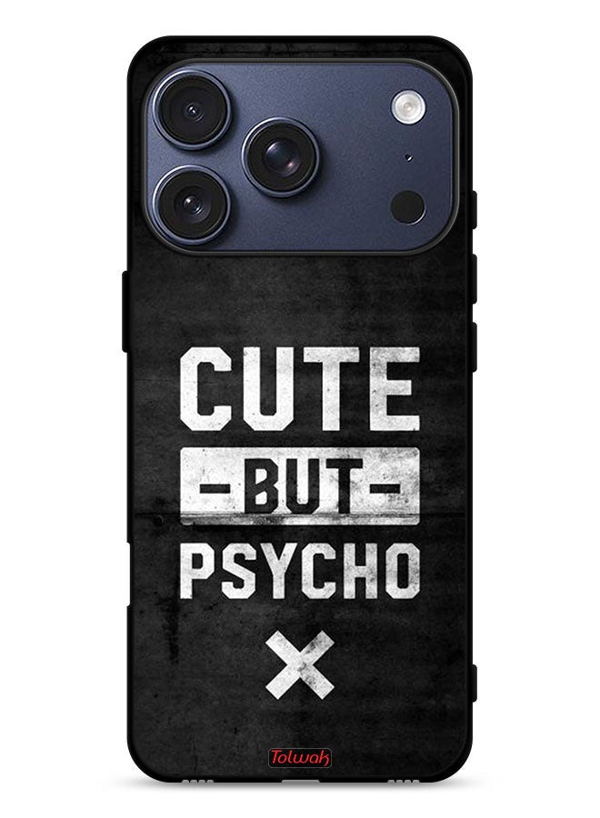 Tolwak Apple iPhone 17 Pro Protective Case Cover Cute But Psycho - Image 1