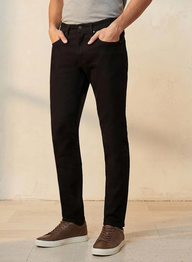 Splash FAV Denim Slim Fit Mid-Rise Jeans