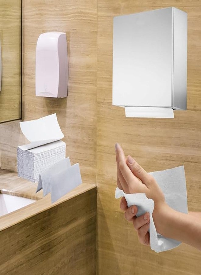 SOLACE HYGIENE مناديل سولاس هايجين - طبقتان مطوية على شكل حرف M - 130 سحبة × 10 عبوات | ناعمة وماصة | لب بكر | مثالية لدورات المياه والمكاتب والمطابخ والاستخدامات التجارية. - Image 3