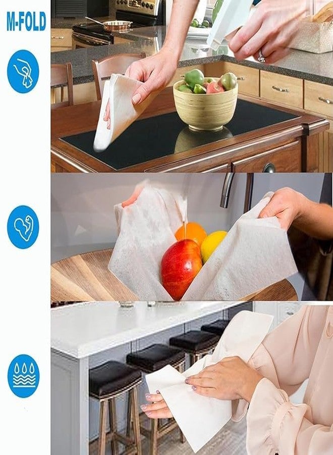 SOLACE HYGIENE مناديل سولاس هايجين - طبقتان مطوية على شكل حرف M - 130 سحبة × 10 عبوات | ناعمة وماصة | لب بكر | مثالية لدورات المياه والمكاتب والمطابخ والاستخدامات التجارية. - Image 4