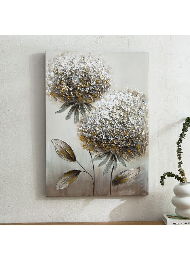 Home Box Nairobi Flowers Acrylic Hand-Painted Wall Art 70 x 3 x 50 cm  - Image 2