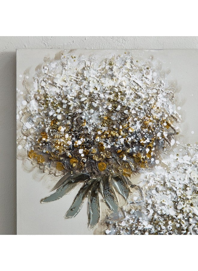 Home Box Nairobi Flowers Acrylic Hand-Painted Wall Art 70 x 3 x 50 cm  - Image 4