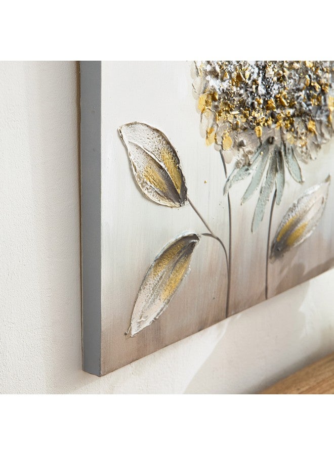 Home Box Nairobi Flowers Acrylic Hand-Painted Wall Art 70 x 3 x 50 cm  - Image 3
