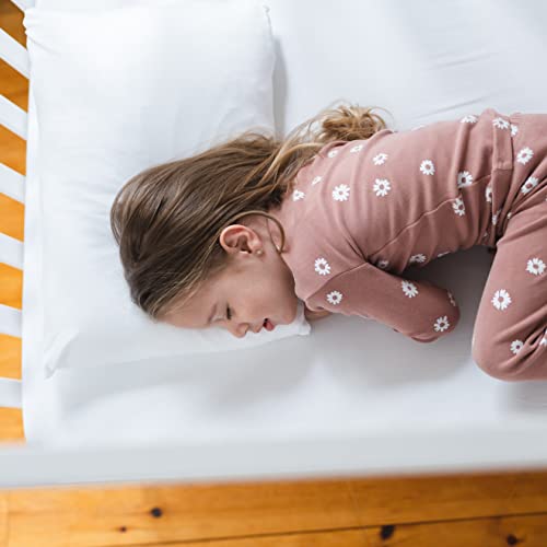 Pobibaby - 2 Pack Premium Toddler Solid Pillowcase - Ultra Soft Jersey Knit - Crib Pillow, Kids Pillow, Travel Pillow Case Cover (Soft White) - Image 2