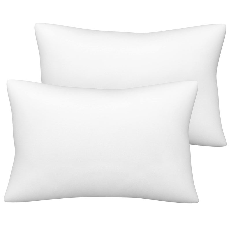 Pobibaby - 2 Pack Premium Toddler Solid Pillowcase - Ultra Soft Jersey Knit - Crib Pillow, Kids Pillow, Travel Pillow Case Cover (Soft White) - Image 4