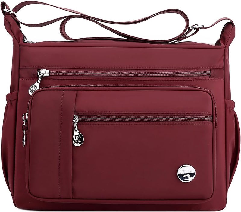MINTEGRA Store Women Shoulder Handbag Roomy Multiple Pockets Bag Ladies Crossbody Purse Fashion Tote Top Handle Satchel - Image 1