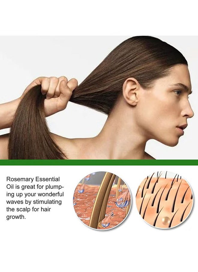 EELHOE - Rosemary Essential Oil, 100% Pure Organic and Natural, Stimulates Hair Growth, Dry Damaged, Hair Loss Treatment Care Oils - 30ML - Image 1