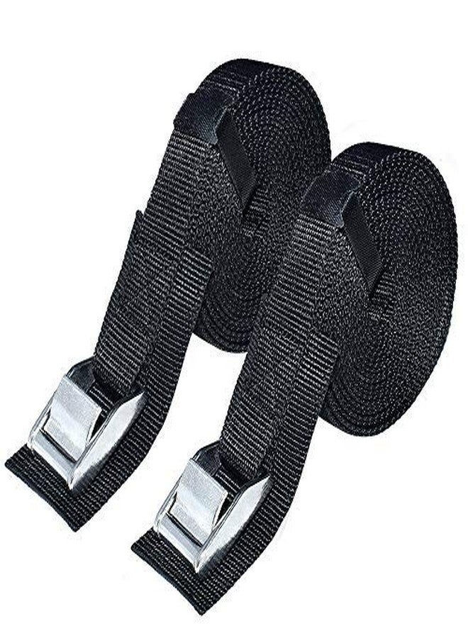 Goodtimes Premium Lashing Strap 1" x 13 ft,Tie Down Straps with Heavy Duty Cam Buckle with Sturdy Pad Secure Straps up to 1000 lbs Capacity for SUP, Kayak, Surboard, Cargo, Trailer, Luggage and More, 2 PCS/Set - Image 1