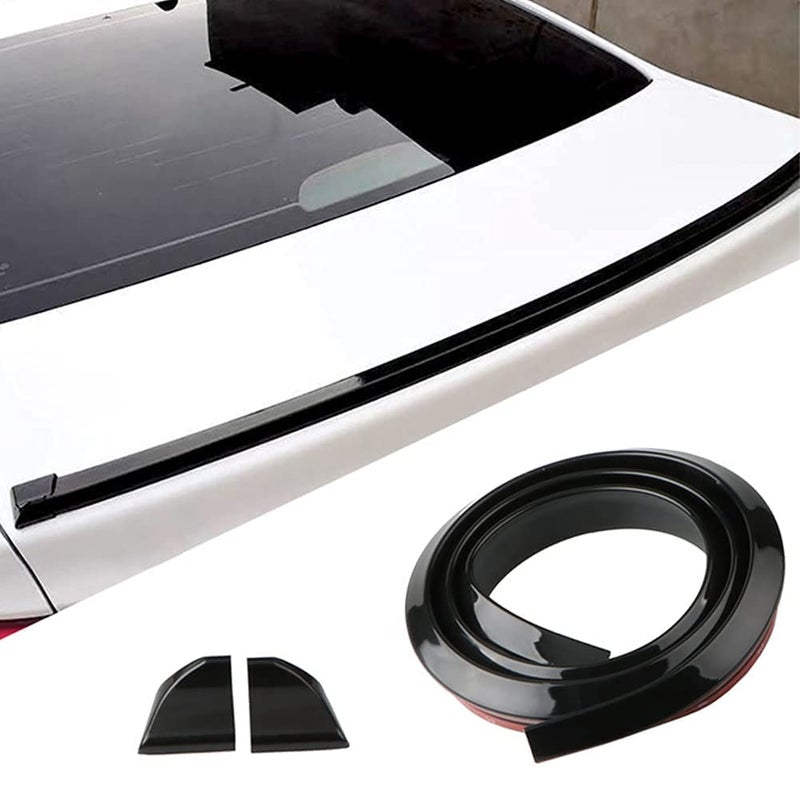 Automaze Samurai Universal Rear Trunk Spoiler Wing Lip with 3M Tape, 1.5M X 35MM, Car Modification Accessories (Glossy Black) - Image 3