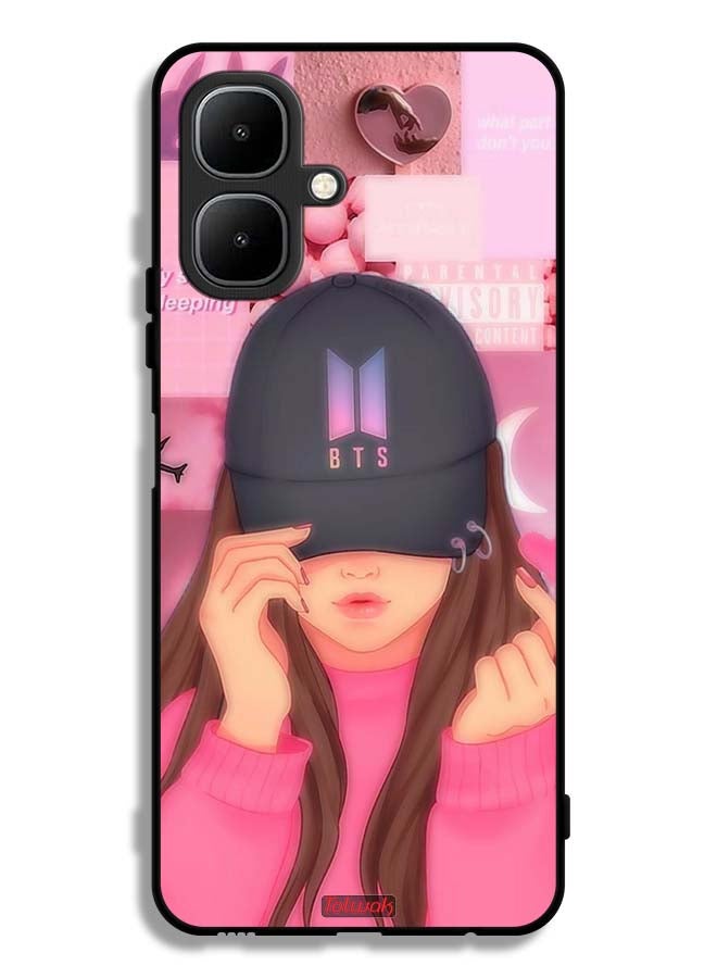 Tolwak Infinix Smart 10 Protective Case Cover Cap Girl Snap