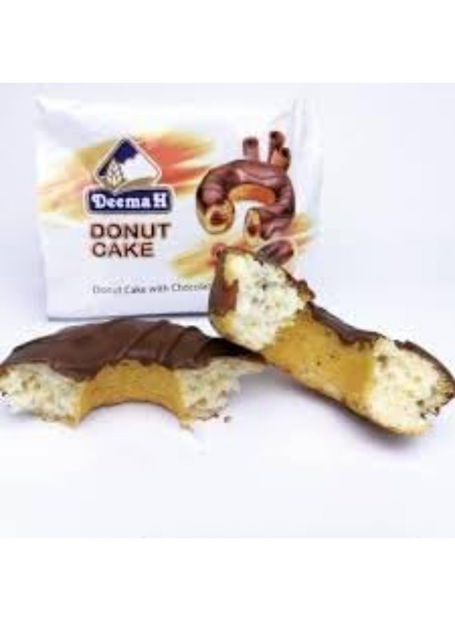 ديمة ديما كيك دونات بالشوكولاتة – كيك طري ورطب بنكهة الكاكاو الغنية – عبوة من 6 قطع - Image 1