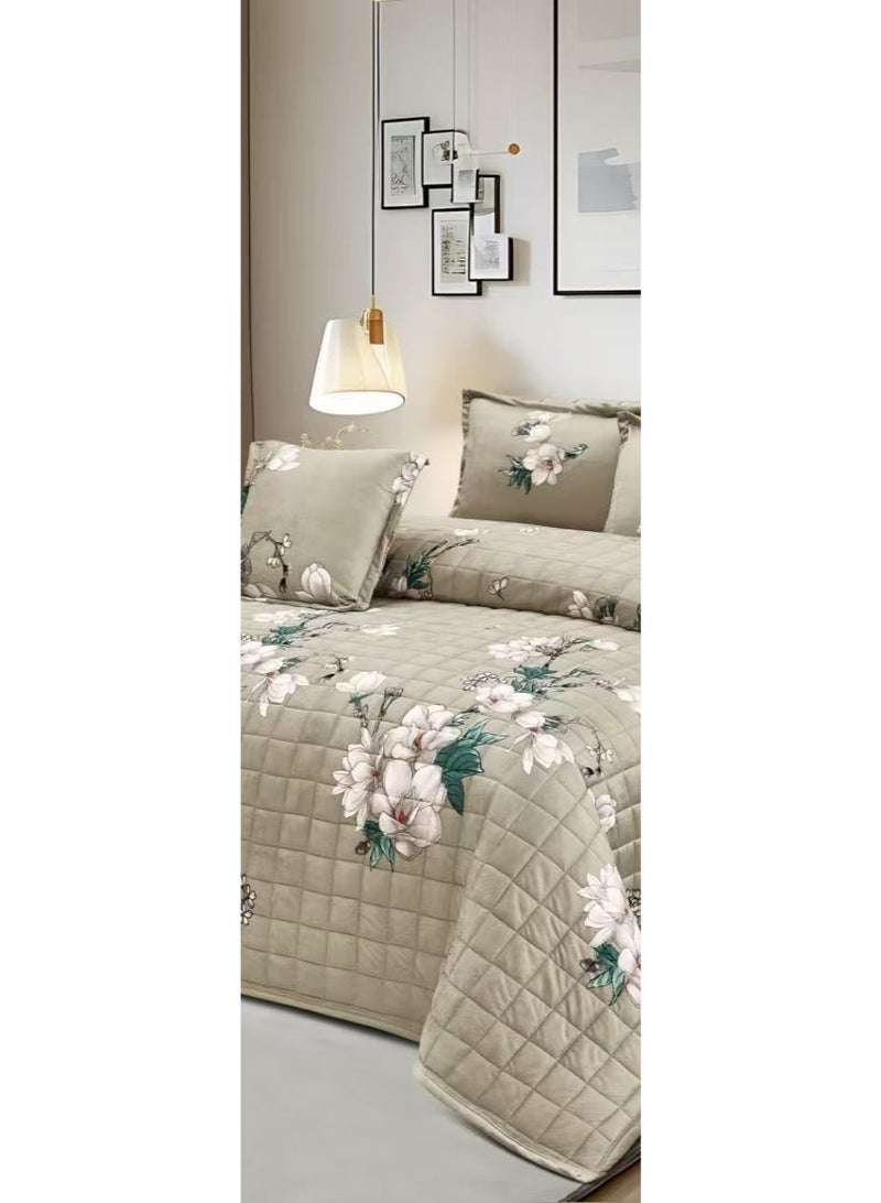 MingLi Winter duvet cover set, soft double velvet  6-piece system with compressed filling - Image 3