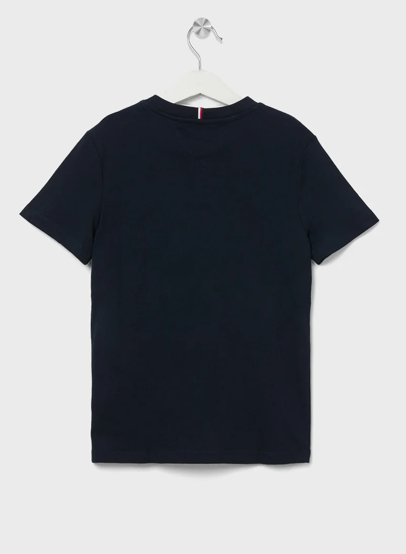 تومي هيلفيغر COLORBLOCK EMBROIDERY REG TEE SS