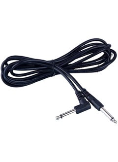 Straight to Right-Angled 6.35mm Male Cable Cord 6.35 Balanced Interconnect Line for Electric Guitar 1/4 Inch to 1/4 Inch Cable