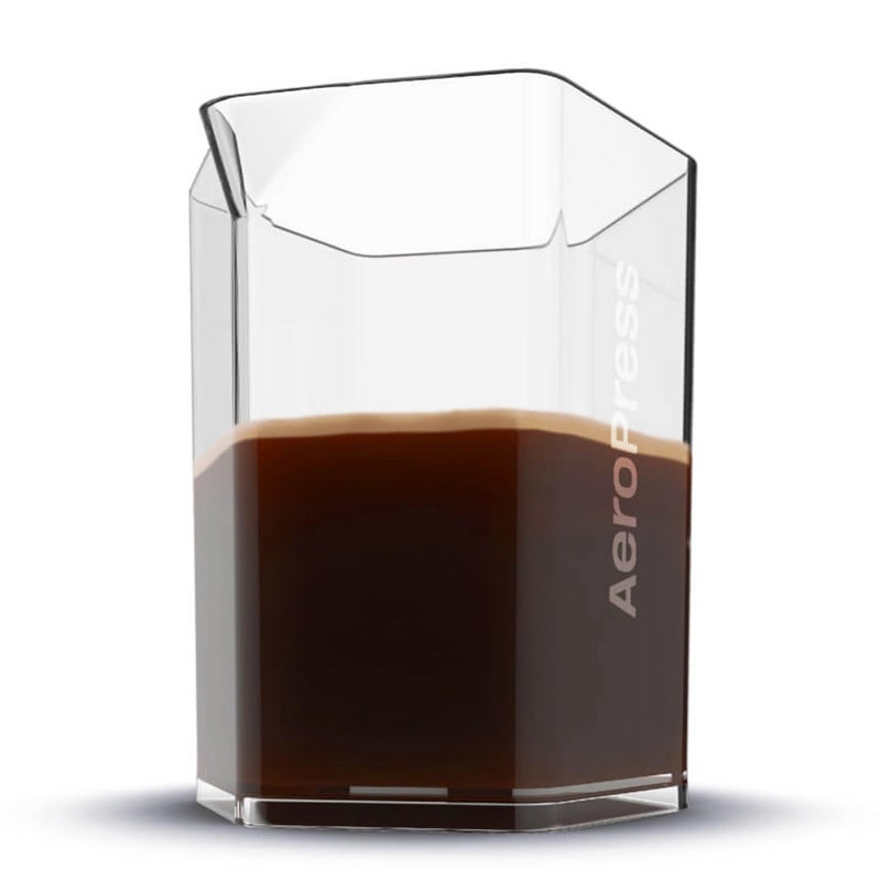AeroPress AeroPress Coffee Maker Carafe 20 oz 600 ml Capacity Shatterproof Pour Over Coffee Carafe Ideal for Original Clear and XL Presses Compact and TravelFriendly Design Made in USA