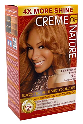 Creme Of Nature Color 92 Light Caramel Brown Exotic Shine Pack of 2