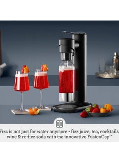 Sage The InFizz Fusion Home Soda Maker - for Sparkling Water, Juice, Tea, Cocktails and All Fizzy Drinks, Black Truffle - UAE Version, 2 Year Manufacturer Warranty  - Image 2