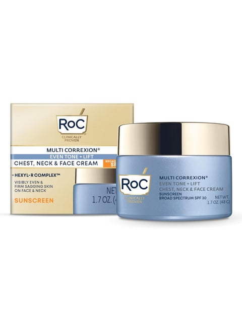 Multi Correxion 5 In 1 Chest Neck & Face Cream With Sunscreen Broad Spectrum SPF30 50 ml, Pack of 1