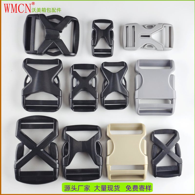In-Stock 24-Hour Fast Delivery Plastic Buckle Pom Thickened Adjustable Buckle Snap Plastic Backpack Buckle Buckle - Image 3