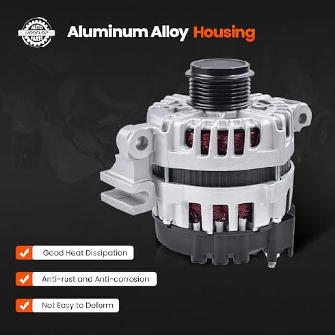 hodflop 13502988 Alternator Compatible with Chevy Camaro 2010-2012 3.6L, Colorado 2015-2016 3.6L & GMC Canyon 2015-2016 3.6L 12V 150A Clockwise, Replace# FG15S026 11485N - Image 5