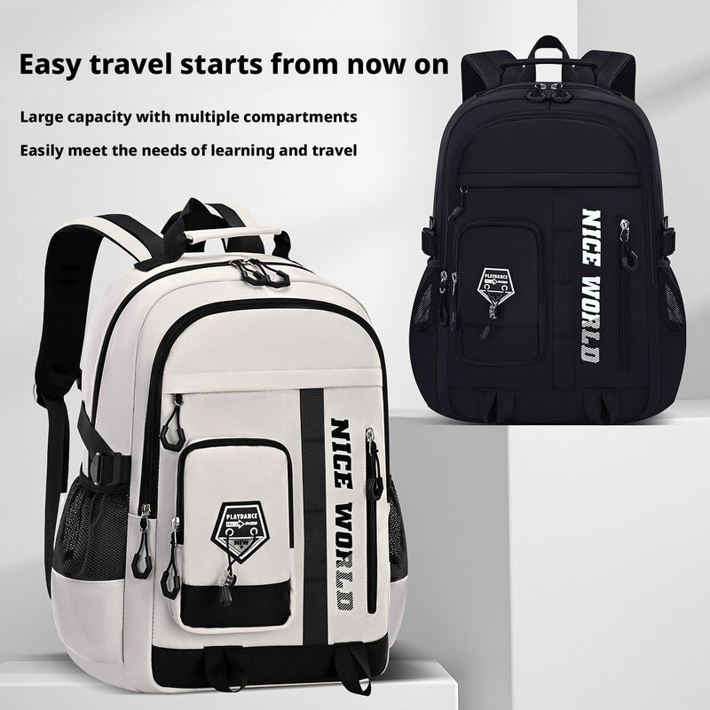 Sesame Baby Backpack for Students, Lightweight Casual Laptop Backpack with Large Capacity Multiple Compartments - Image 1