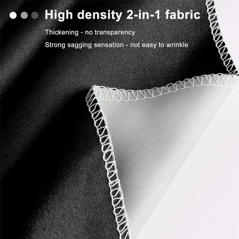 EMART Black and White Backdrop for Photography,6x9 ft 2 in 1 Black White Screen Background for Birthday Video Studio Portrait Photoshoot - Image 3