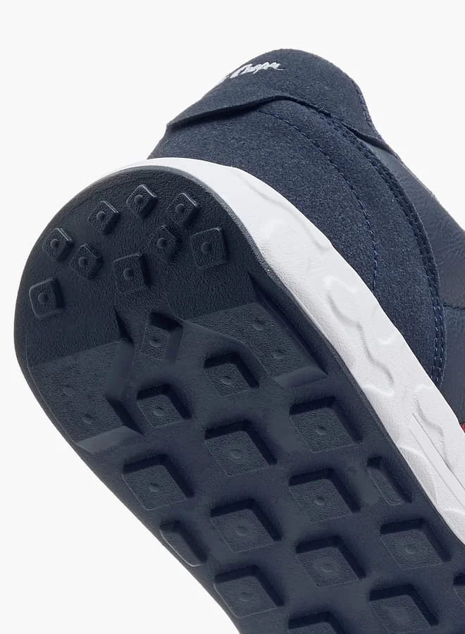 Lee Cooper Men's Panelled Sneakers with Lace-Up Closure