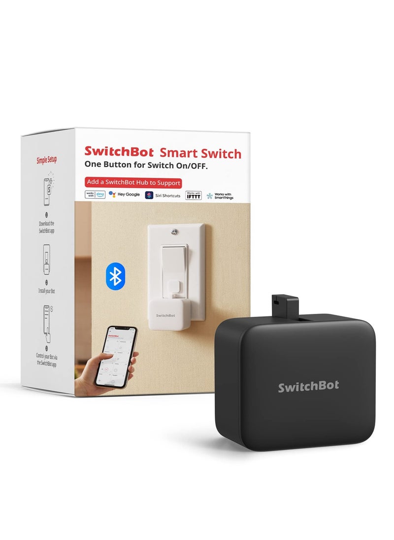 SwitchBot "Smart Light Switch Button Pusher - SwitchBot Bluetooth Fingerbot for Rocker Switches & One-Way Buttons - App Controlled, Timer Enabled, Press/Switch/Custom Modes - Smart Home Automation Device"  - Image 1