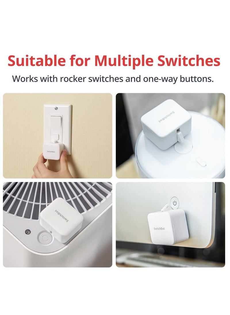 SwitchBot "Smart Light Switch Button Pusher - SwitchBot Bluetooth Fingerbot for Rocker Switches & One-Way Buttons - App Controlled, Timer Enabled, Press/Switch/Custom Modes - Smart Home Automation Device"  - Image 3