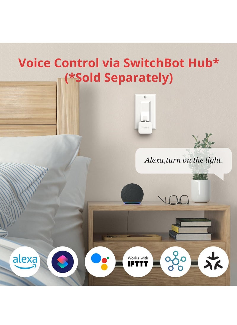 SwitchBot "Smart Light Switch Button Pusher - SwitchBot Bluetooth Fingerbot for Rocker Switches & One-Way Buttons - App Controlled, Timer Enabled, Press/Switch/Custom Modes - Smart Home Automation Device"  - Image 5