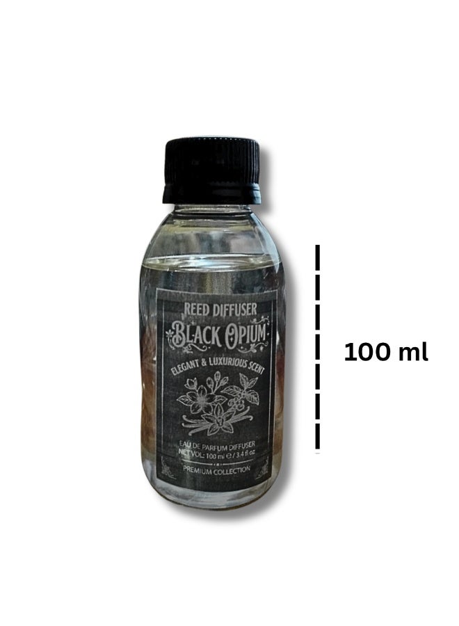 عطر بلاك اوبيام مركز 100 مل زجاجة لإعادة الملء (Refill) لكل الفواحات - رائحة تدوم للمنزل والسيارة - آمن صحياً. - Image 4