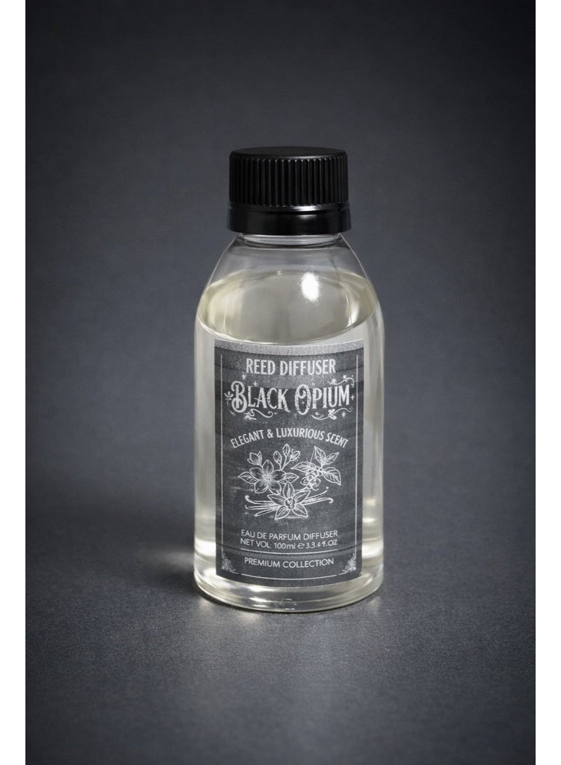 Black Opium Perfume Concentrate 100ml Bottle for Refilling (Refill) for all diffusers- Long-lasting scent for home and car - Health-safe. - Image 5