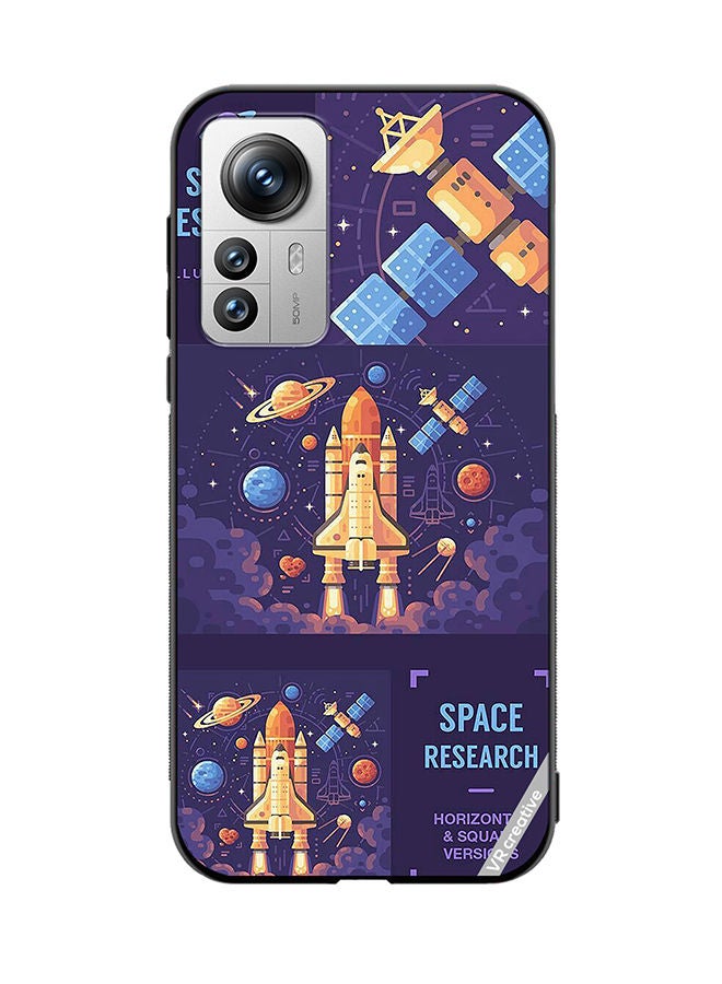 VR CREATIVE Protective Case Cover For Xiaomi 12X Space Research Design Multicolour - Image 1