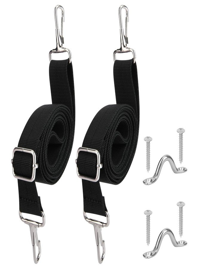 COSMOS أحزمة قمة قارب بيميني 2 قطعة من كوزموس قابلة للتعديل أحزمة قماشية بحرية 30" - 56" أحزمة قارب ثقيلة مع خطاف مزدوج، معدات قماش قارب من الفولاذ المقاوم للصدأ - Image 1