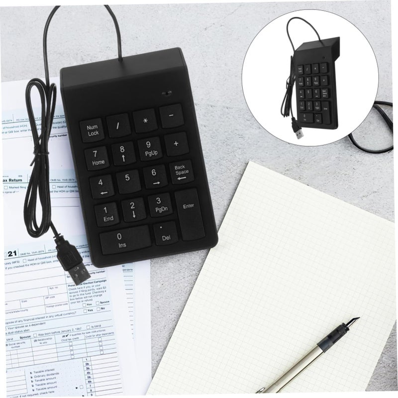 Mechanical Numpad Keyboard 19 Key Number Pad for Laptop USB - Image 3