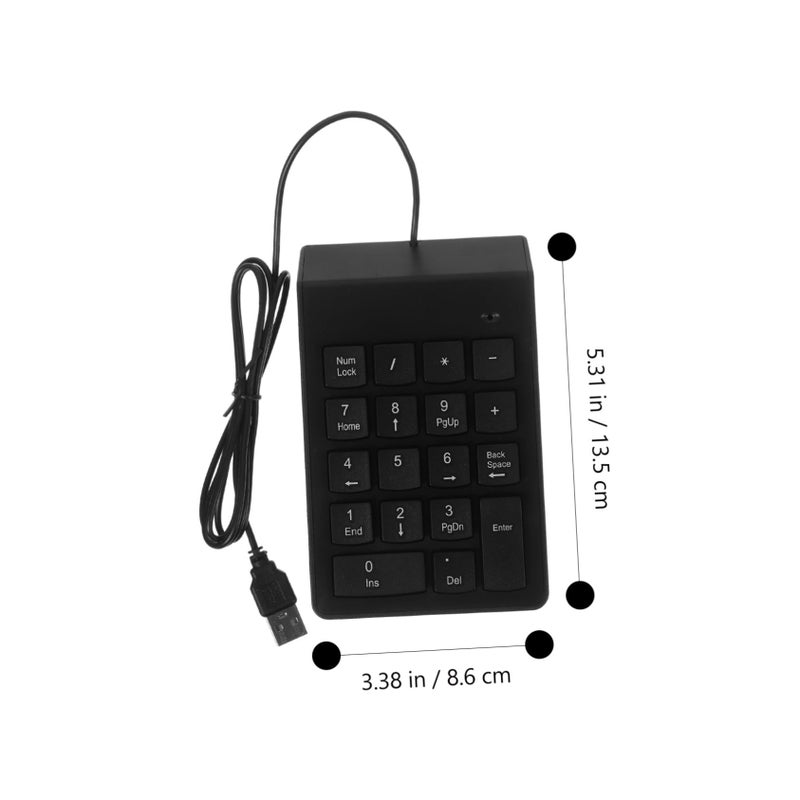 Mechanical Numpad Keyboard 19 Key Number Pad for Laptop USB - Image 5