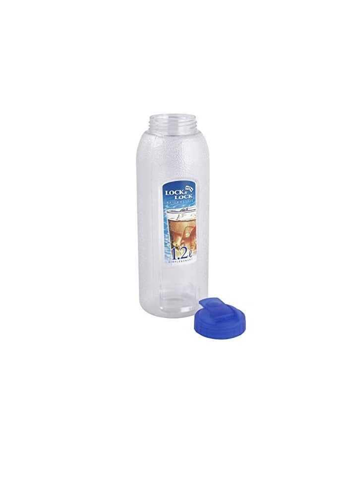 LOCK & LOCK LocknLock Aqua 1.2L BPA-Free Water Bottle with Flip-Top Lid – Durable and Transparent Hydration Jug  - Image 4